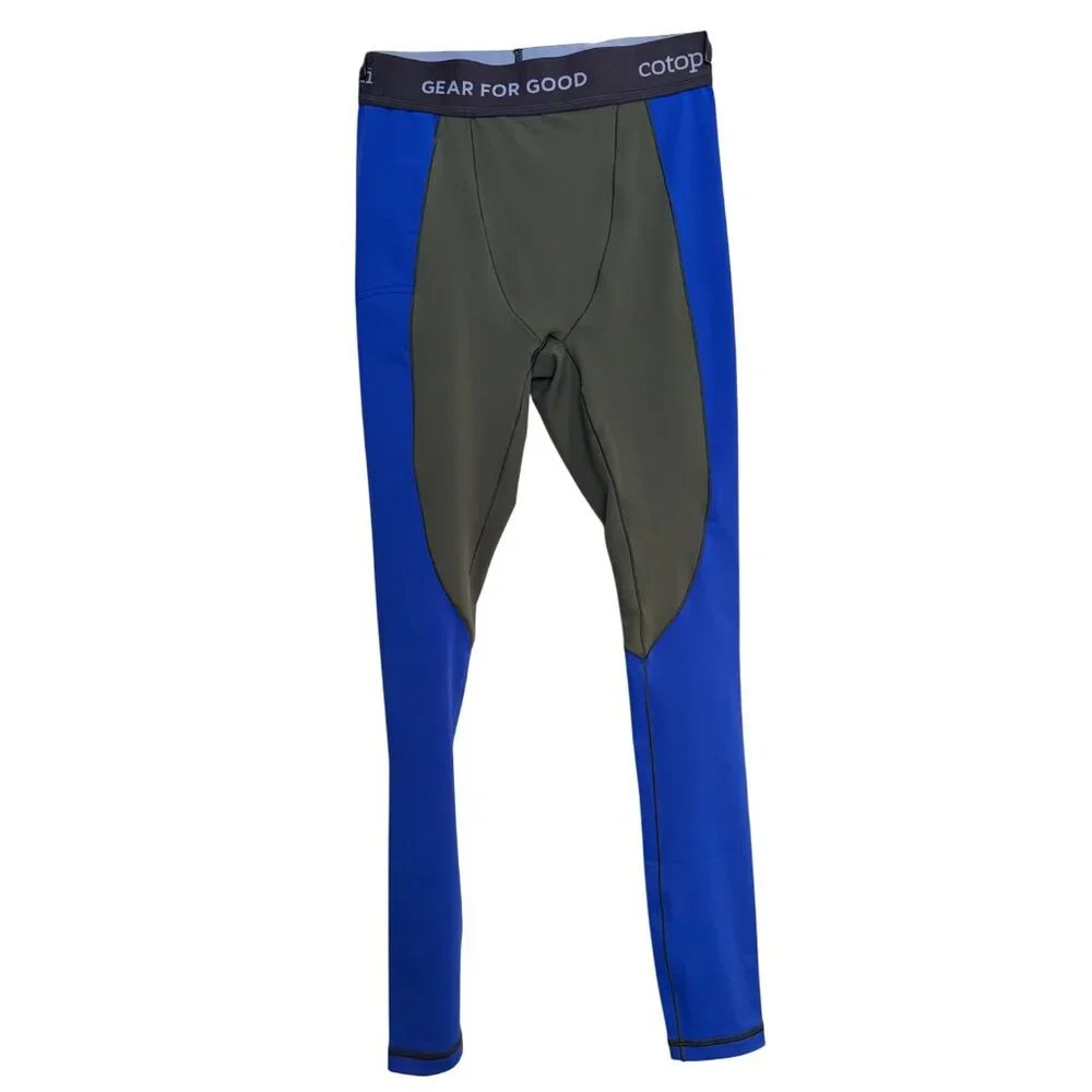 Cotopaxi Haraka Tights Size Small NWOT Running 4 Way Stretch Blue Gray